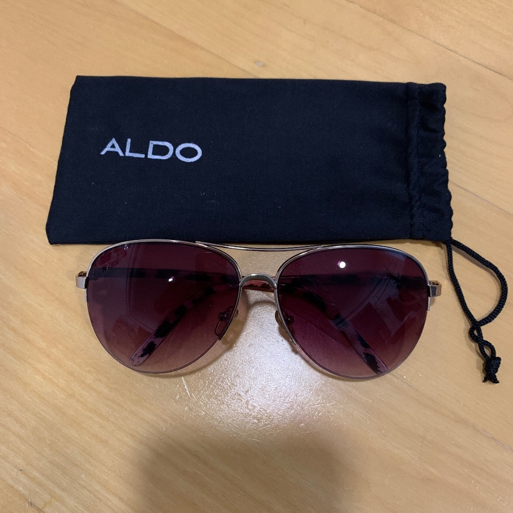 NEW Women Aldo Aviator Sunglasses